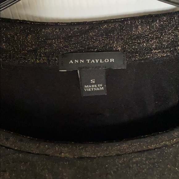 Sparkly Black and Bronze Short Sleeve Tee - Picture 2 of 3